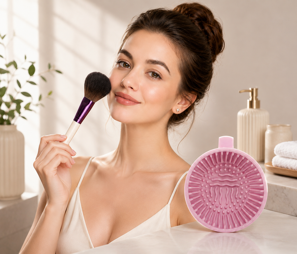 Handheld Makeup Brush Cleaning Tool