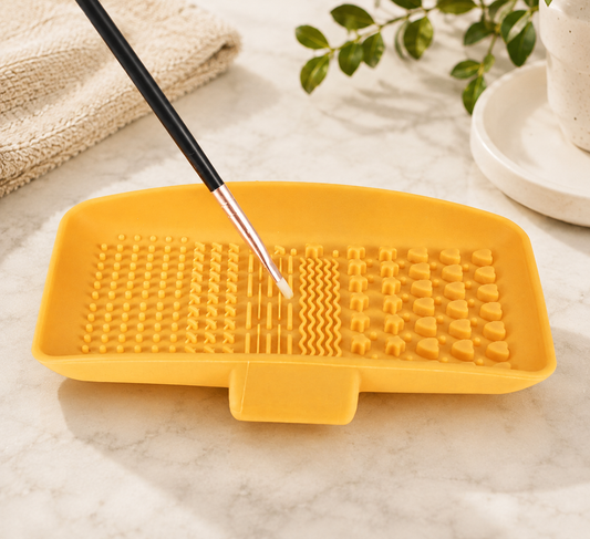 Square Makeup Brush Cleaning Pad