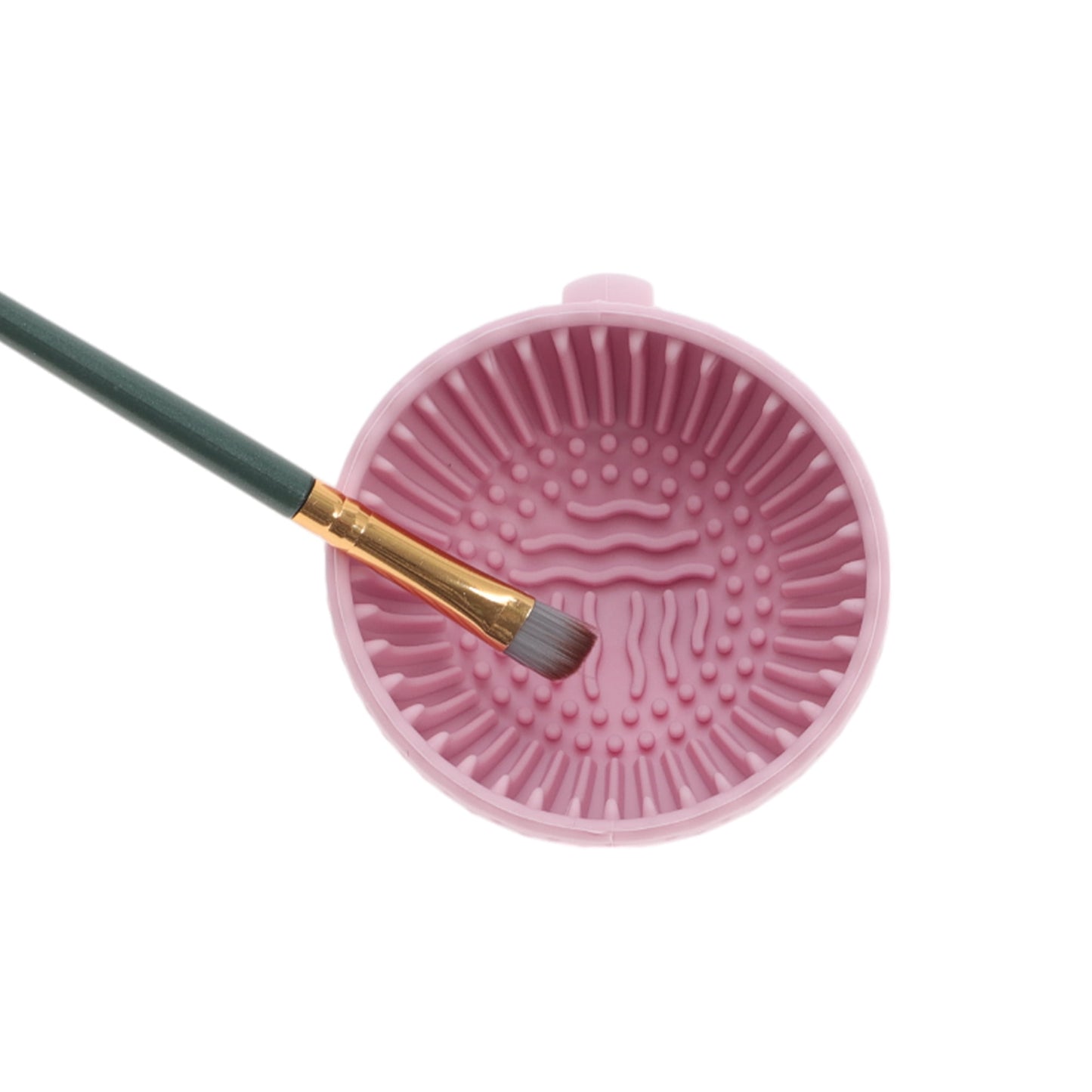 Unique Bargains Hand-held Makeup Brush Cleaner 1 Pc Pink