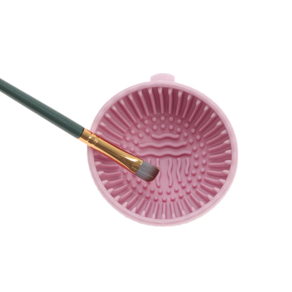 Unique Bargains Hand-held Makeup Brush Cleaner 1 Pc Pink