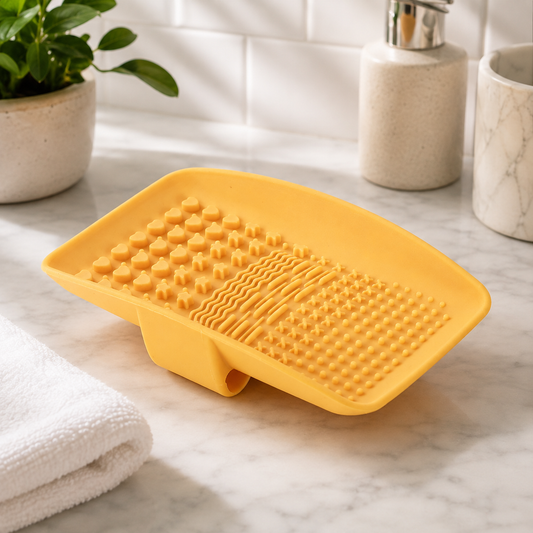 Square Makeup Brush Cleaning Pad