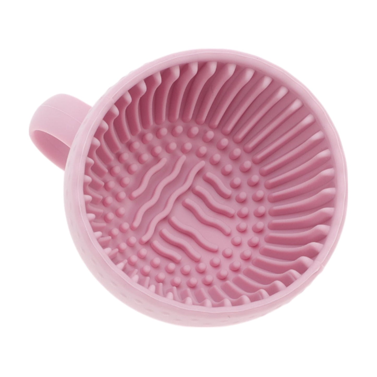 Unique Bargains Hand-held Makeup Brush Cleaner 1 Pc Pink