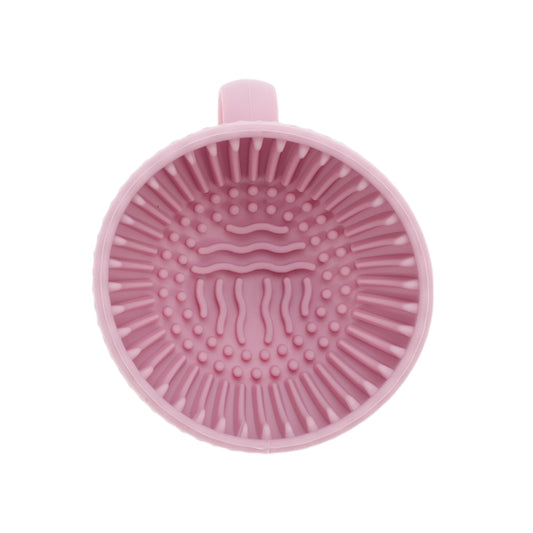 Unique Bargains Hand-held Makeup Brush Cleaner 1 Pc Pink